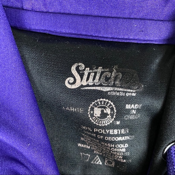 Stiches Colorado Rockies MLB Jacket Mens Large - Picture 3 of 7